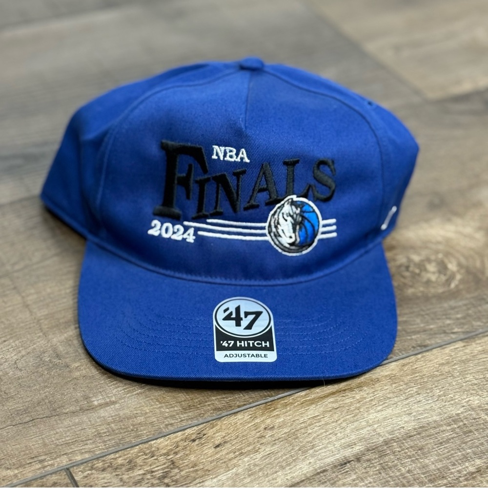 Men's '47 Blue Dallas Mavericks 2024 NBA Finals Hitch Adjustable Hat Blue